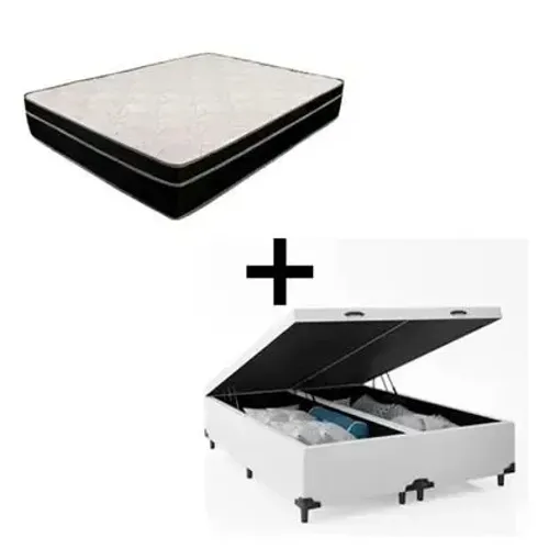 Cama box baú Queen size 67x170x198