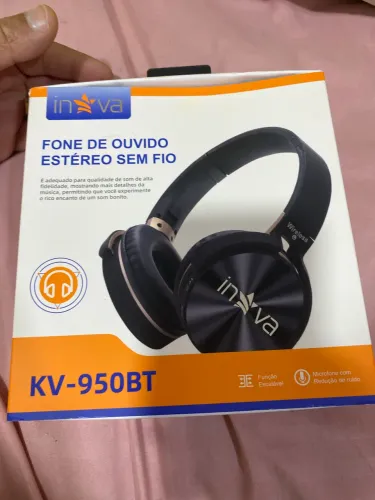 Fone de ouvido estéreo sem fio