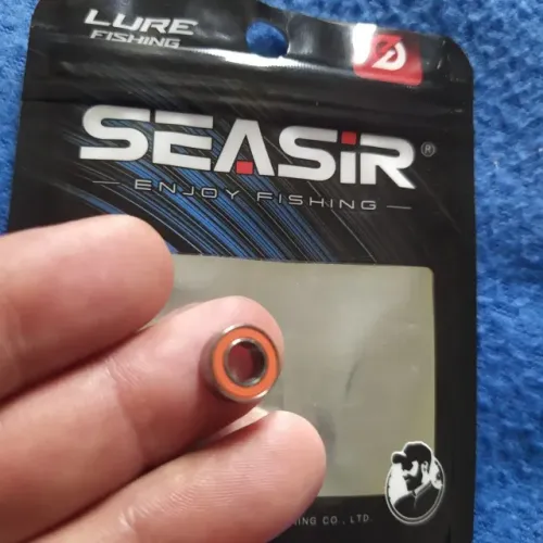 Rolamento cerâmico (híbrido) 5x10x4mm p/ carretilha de pesca (novo)