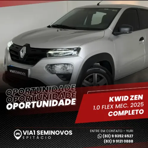 Renault Kwid Zen 1.0 Flex 12V 5P Mec. 2025