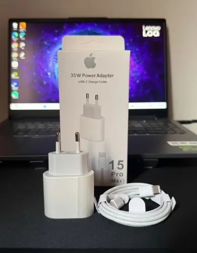 CARREGADOR IPHONE 15 PRO MAX 35W 