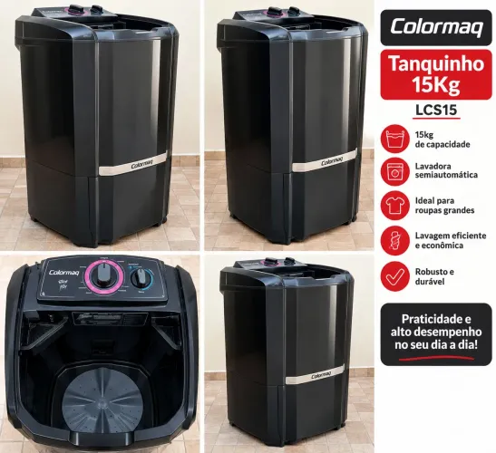 O Tanquinho Colormaq 15Kg