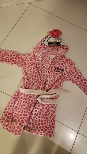 Roupão fleece 8 anos LOL