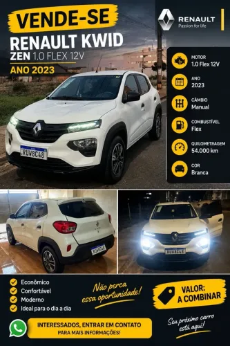Renault Kwid Zen 1.0 Flex 12V 5P Mec. 2023