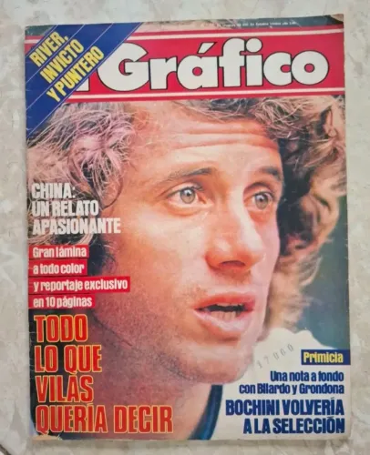 Revista EI Gráfico 3436 de 1985 Vasco na Libertadores Fillol Saindo do Flamengo