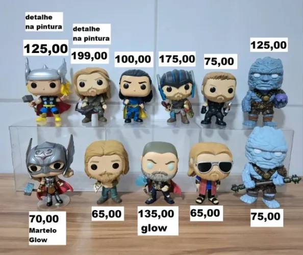 Funko Pop! Lote Thor sem caixa 