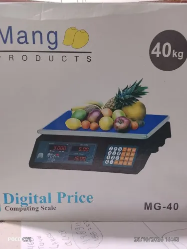 Vendo balança digital nova,$300,00
