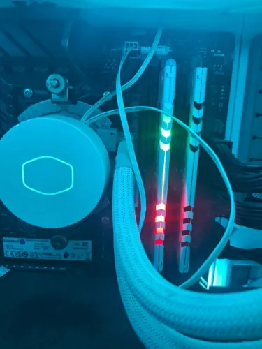 Memória ram Rise Mode Diamond branca 2x8GB 3200mhz
