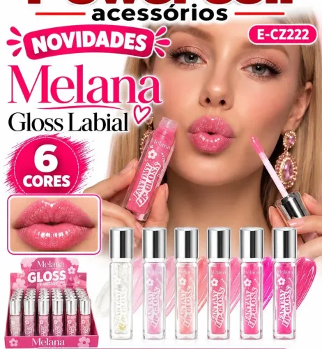 Golss labial Melana caixa  6 cores 