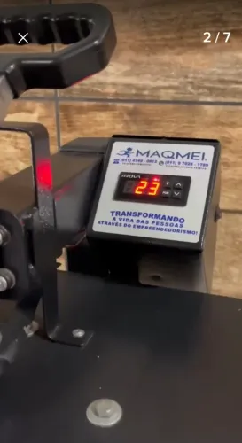 Prensa térmica plana de gaveta 110V Maqmei