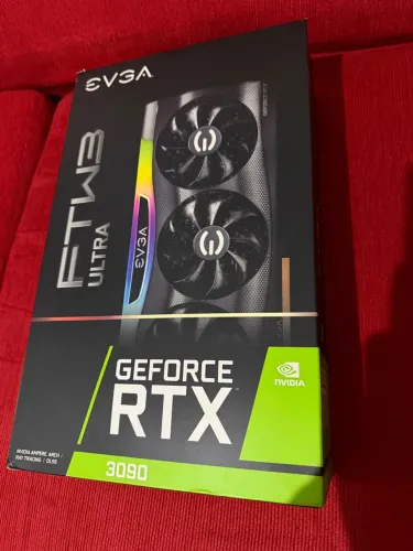 Placa de vídeo Nvidia EVGA RTX 3090 24Gb FTW3 Ultra GDDR6X