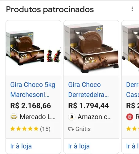Maquina de chocolate giro choco