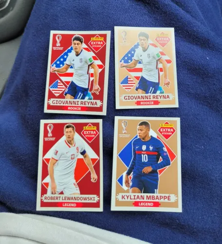 Figurinhas Legends extra copa 2022
