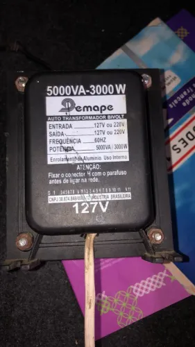 Transformador de energia 110 w para 220 w