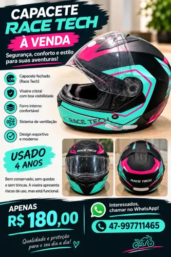 Vende-se Capacete usado