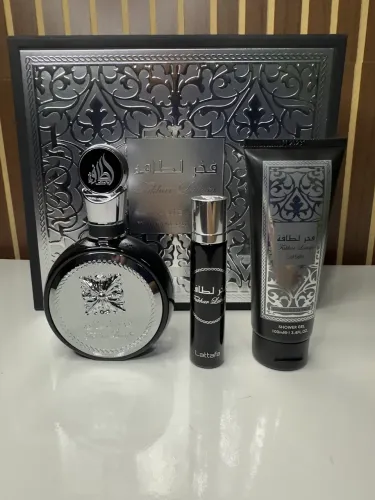 Kit perfume árabe fakhar black