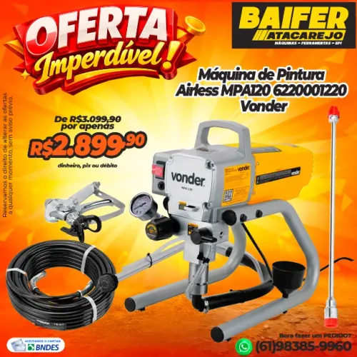 Máquina de Pintura Airless MPA120 6220001220 Vonder