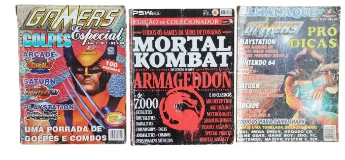 Lote de revistas gamers