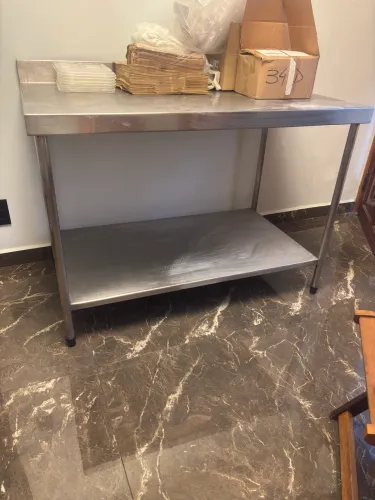 Mesas de inox para cozinha industrial 