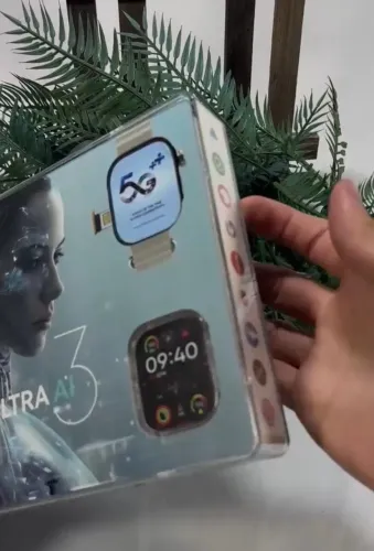 Smartwatch Microwear Ultra Ai 3 5G AMOLED Faz Ligações Chip ( Semi Novo )