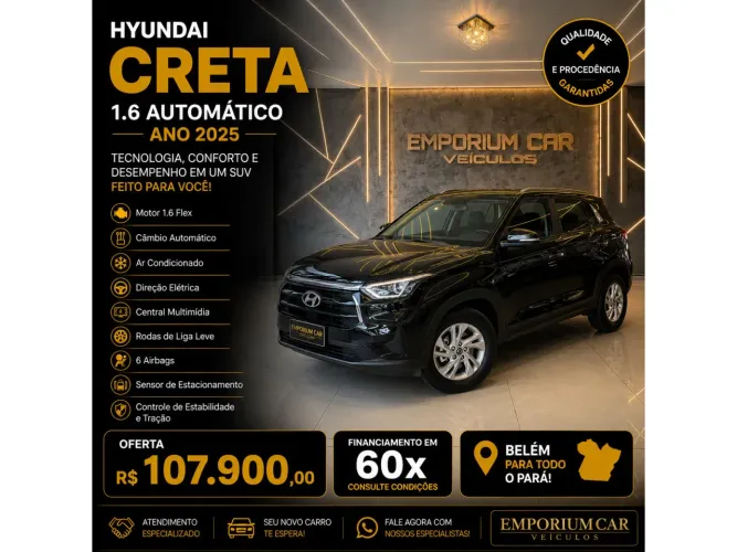Hyundai Creta Action 1.6 16V Flex AUT 2025