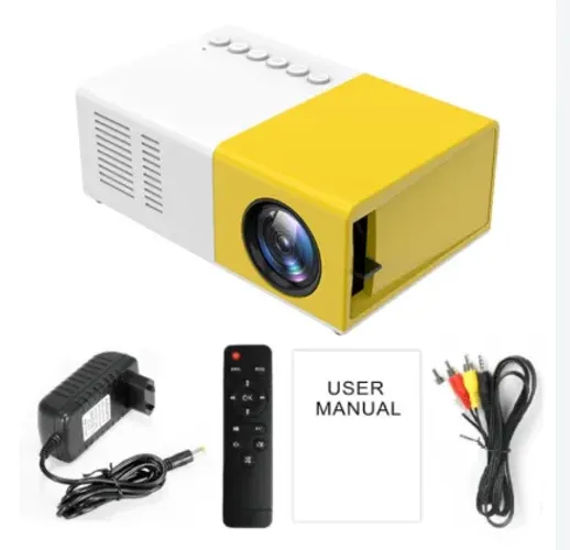 Projetor Portátil YG300 LED 1080p