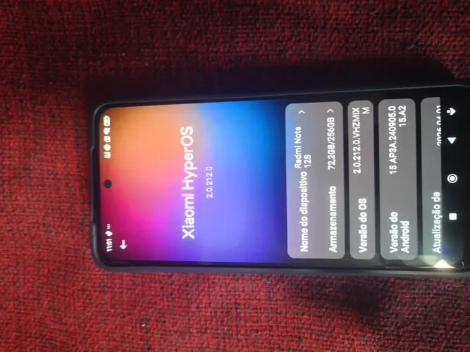 CELULAR XIAMO REDMI NOTE 12S 256 GIGAS 8 DE RAM