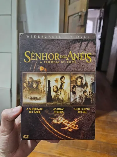 O Senhor dos Anéis ? Trilogia, box com 6 DVDs