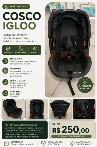 Bebê Conforto Cosco Igloo