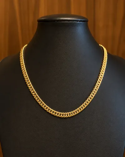 Corrente Grumet Duplo em Ouro 18k 750