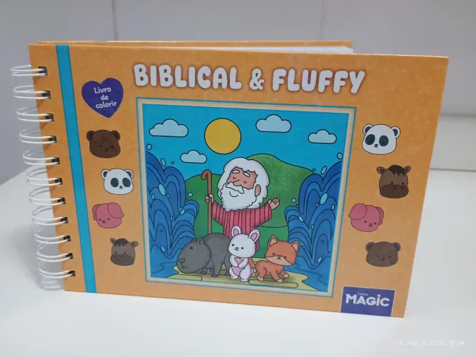 Livro para colorir Bíblico para crianças estilo Bobbie Goods