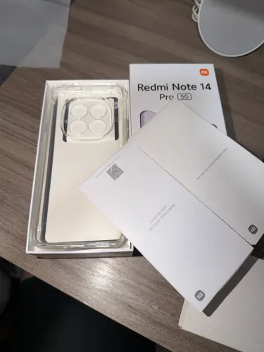 Redmi Note 14 Pro 5G 512GB de armazenamento e 12GB de RAM
