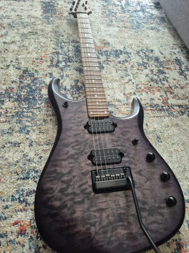 Guitarra Music Man JP15 Bfr Quilted Black