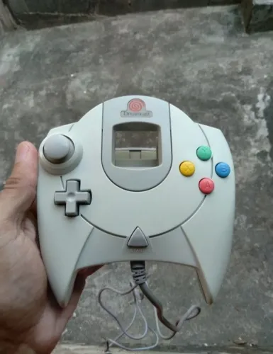 Dreamcast Controle Original Branquinho Funcionando Perfeitamente bem conservado