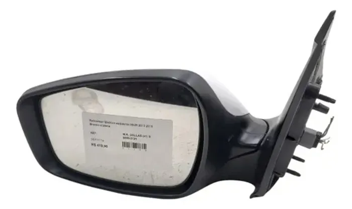 Retrovisor Eletrico Esquerdo Hb20  2013 2019 Branco C/pisca