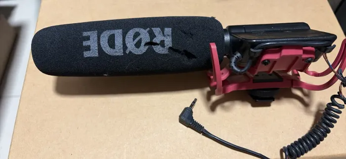 Microfone Shotgun Rode VideoMic Com Shockmount Rycote Lyre (Usado)