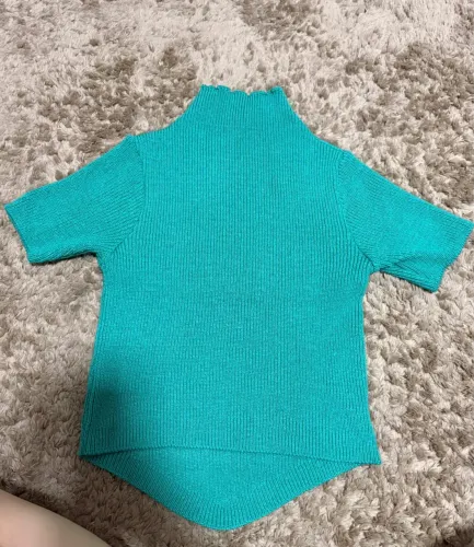 Blusa ciano nova!