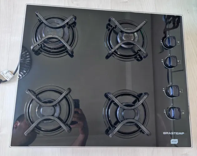 Cooktop a gás Brastemp 4 bocas