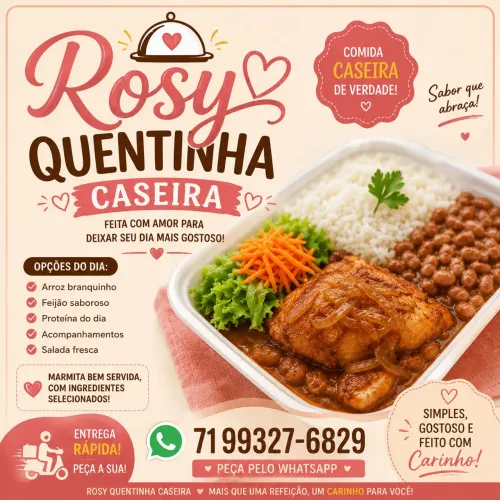 Quentinhas Caseiras Rosy