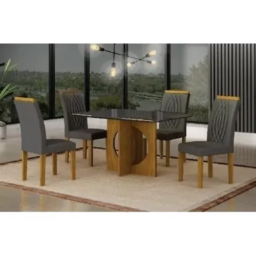 Mesa Lorena 1,20x0,80 c 4 cadeiras 