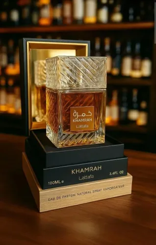 PERFUME LATAFFA KHAMHAH MASC ENTREGO AC CARTÃO