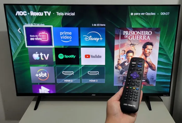 SMART TV AOC ROKU 43" LED FULL HD