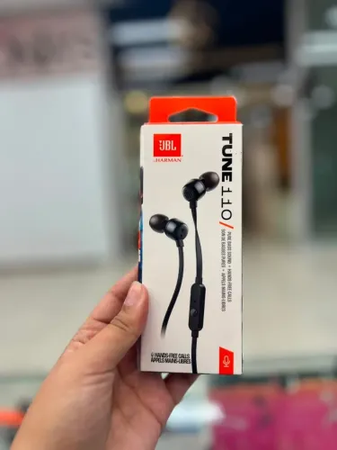 FONE DE OUVIDO COM FIO JBL TUNE 110.