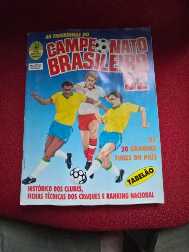 Album campeonato brasileiro 1992 faltam 30 figurinhas 