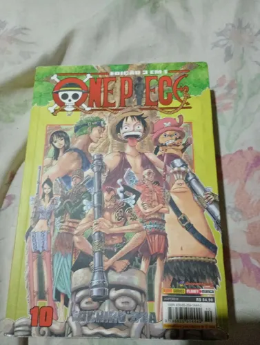 Mangá 3 em 1 vol 10 one piece