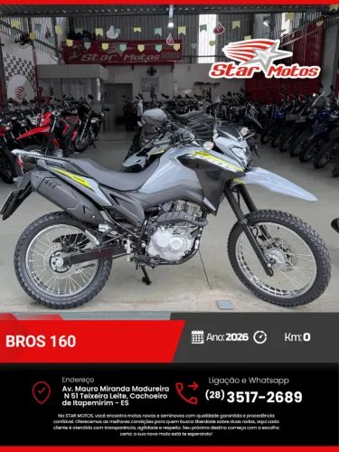 Honda NXR 160 Bros ABS 0KM - Nova