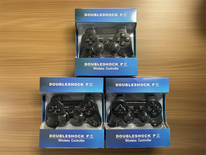 Kit com 3 Controles Sem Fio para PS3 (Novos)