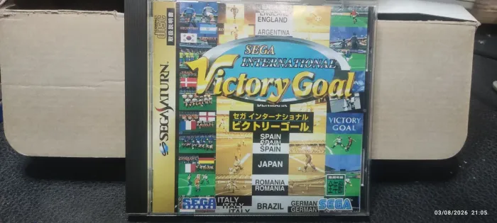 Sega International Victory Goal Sega Saturn Original Japonês