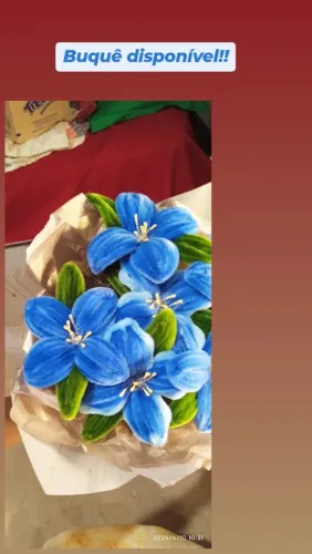 Flores de chenille