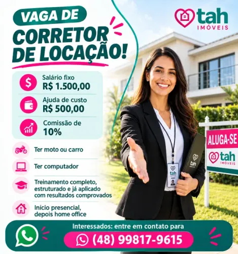 Vaga: Corretor(a) de Locação